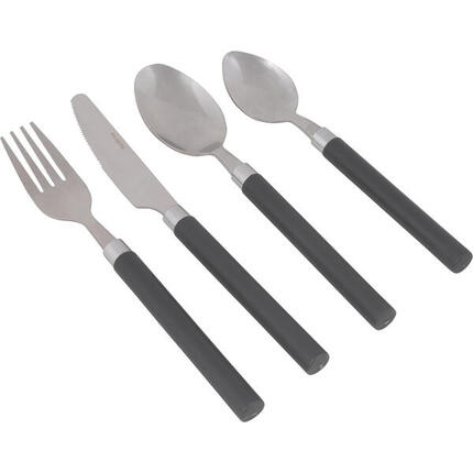 Camping Besteckset Outdoor Reise Besteck Set Essbesteck Edelstahl 16tlg