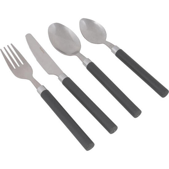 Camping Besteckset Outdoor Reise Besteck Set Essbesteck Edelstahl 16tlg