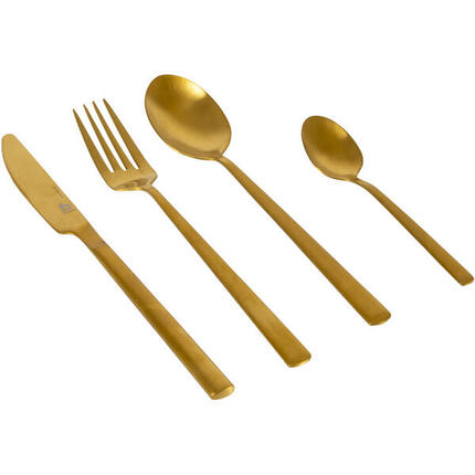 Industrial - Besteck-Set - Fairbanks - 4-Personen - Gold