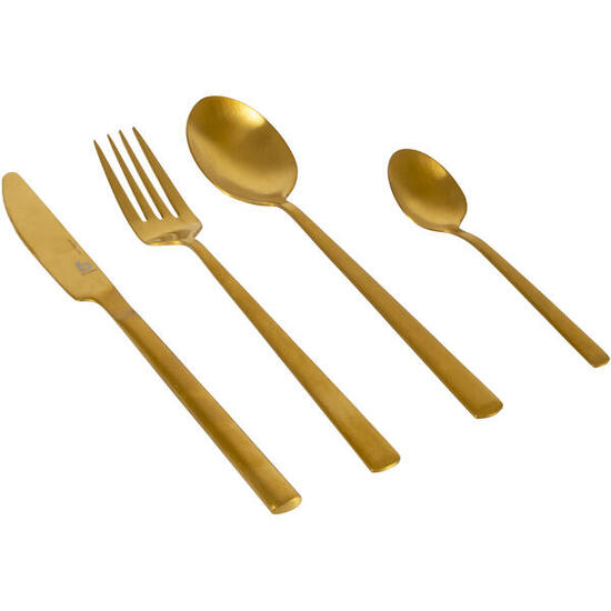 Industrial - Besteck-Set - Fairbanks - 4-Personen - Gold