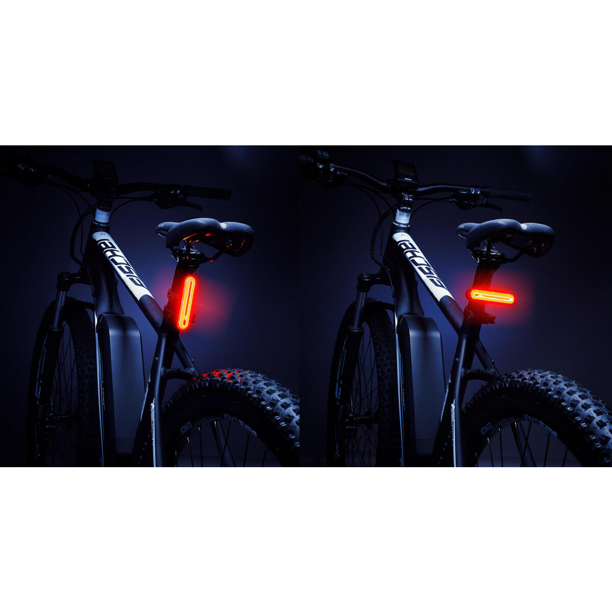 Feu arrière LED avec batterie Fischer 6/7