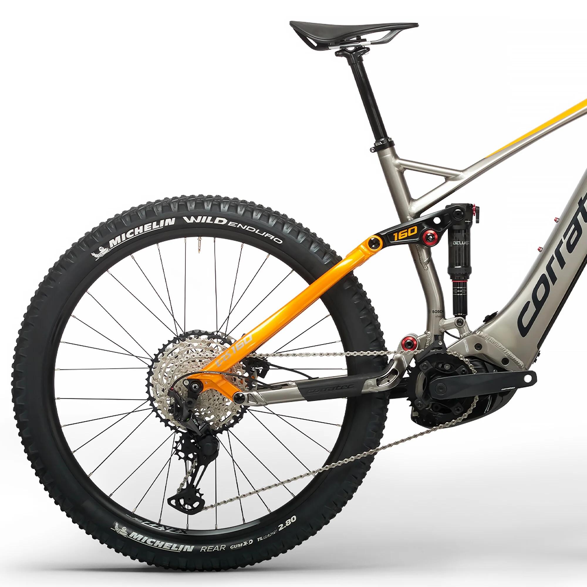 BTT E-Power RS 160 Pro Silver Gold 2022 ciclismo Prata Corratec 3/4