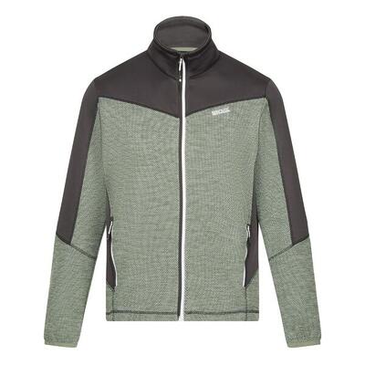 Heren highton iv full zip fleecejack (agave groen/ash)