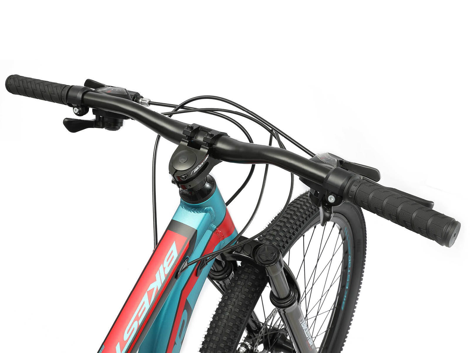 Bikestar Hardtail MTB Alu Sport S 27.5 Inch 21 Speed Turquoise 4/6