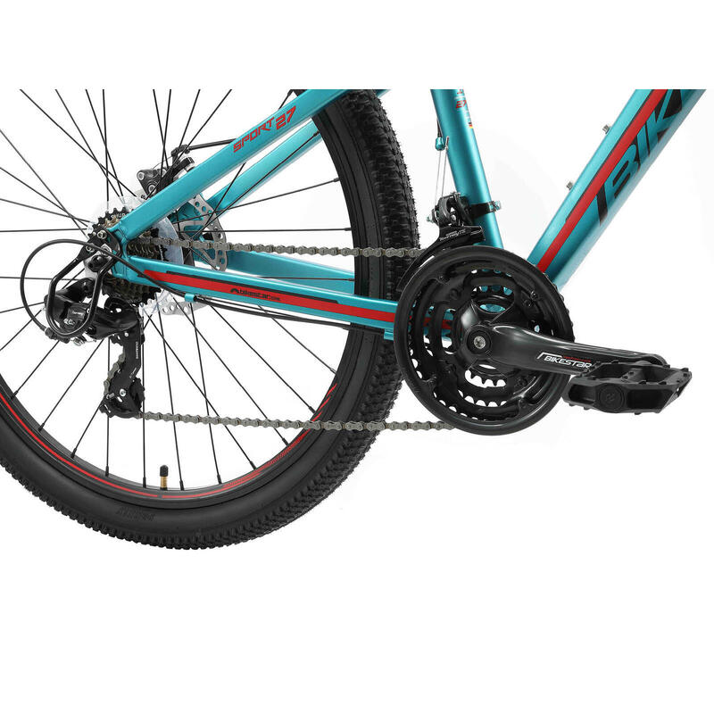 Bikestar Hardtail MTB Alu Sport S 27.5 Inch 21 Speed Turquoise
