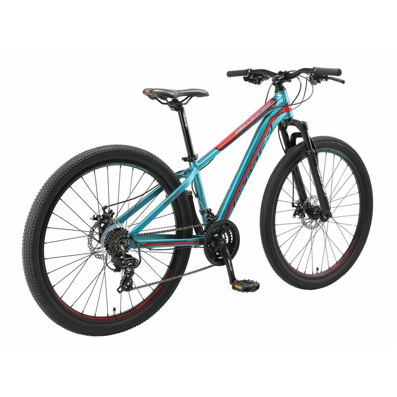 Bikestar Hardtail MTB Alu Sport S 27.5 Inch 21 Speed Turquoise