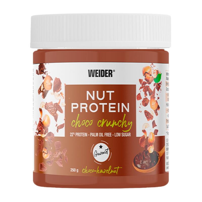 Weider - Nut Protein Choco Vegan Crunchy 250 g - Crema de untar