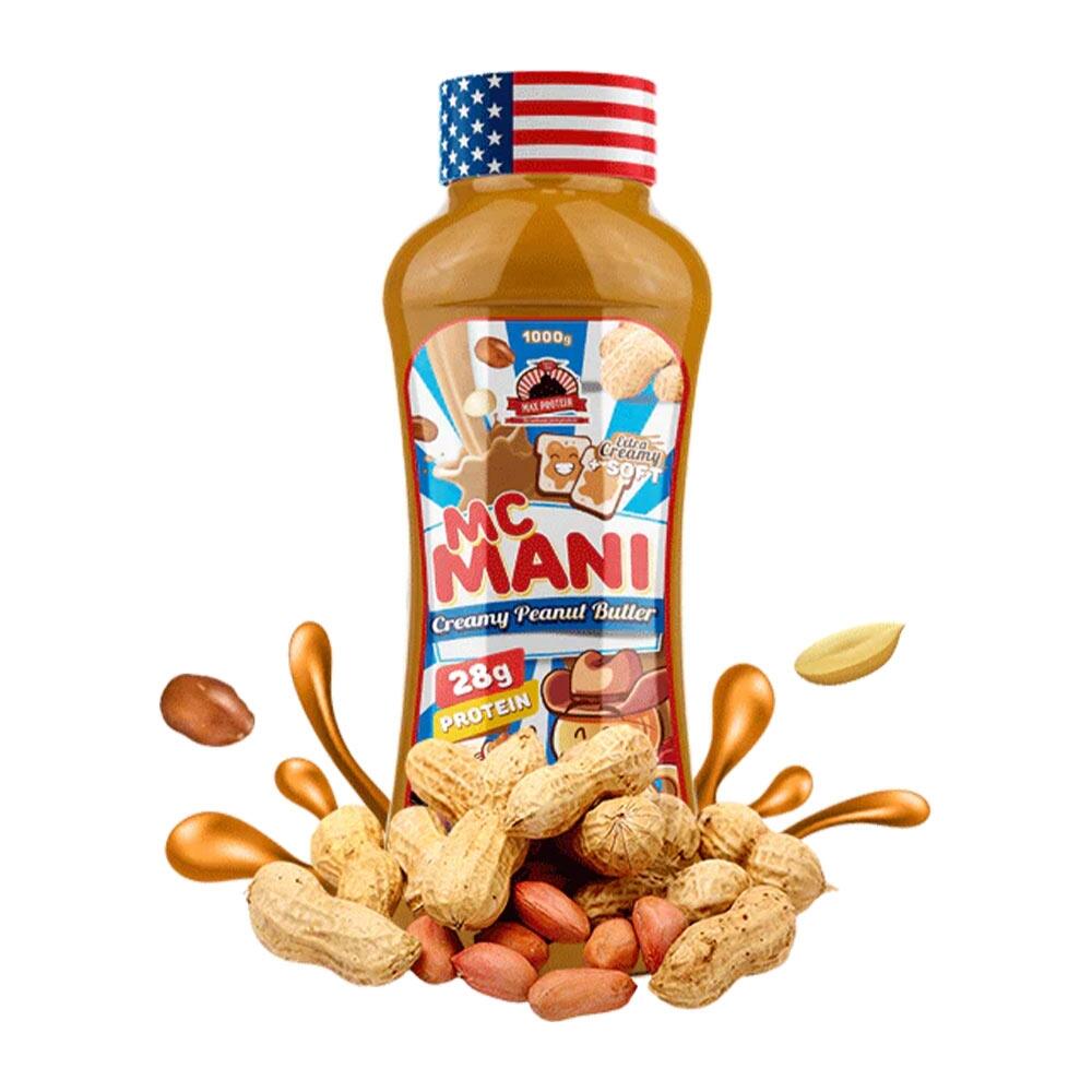 Max Protein - Mc Mani 1000 g - Crema de cacahuete -  Sabor: Suave 2/2