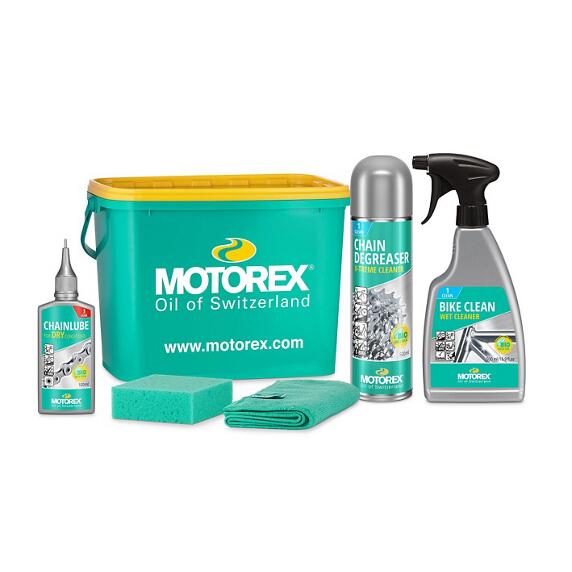 Kit Pulizia Motorex per manutenzione e pulizia bici protezione e pulizia