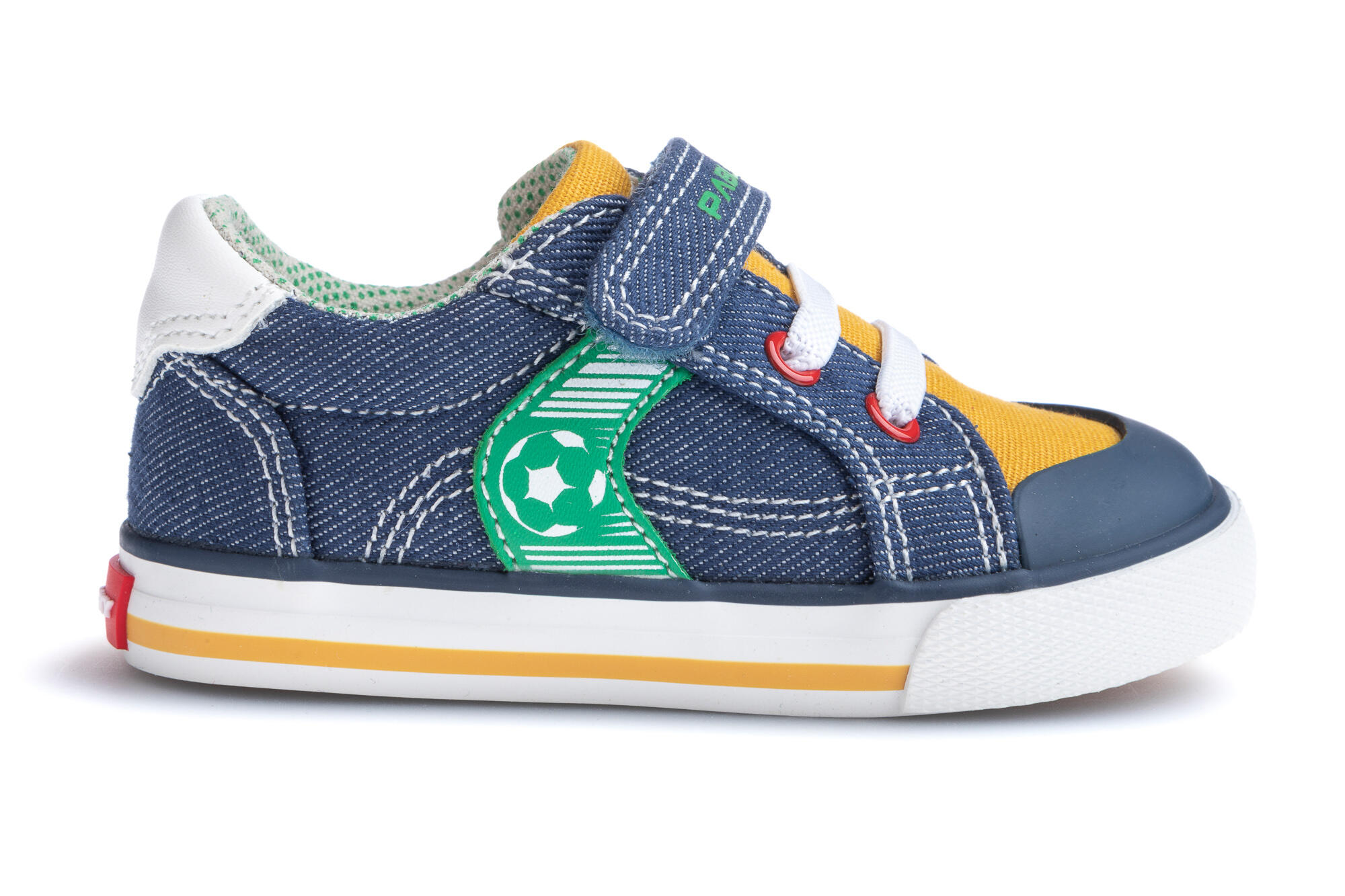 Zapatillas bajas con velcro, niños, PABLOSKY 975010, azul marino 6/7