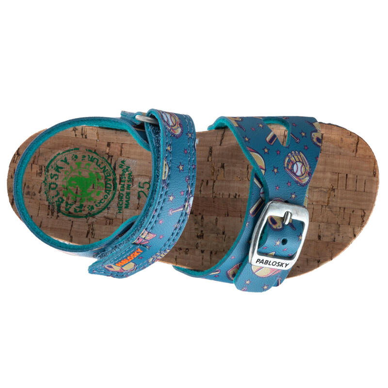 Sandales Pablosky Modèle 512910p Couleur Bleu