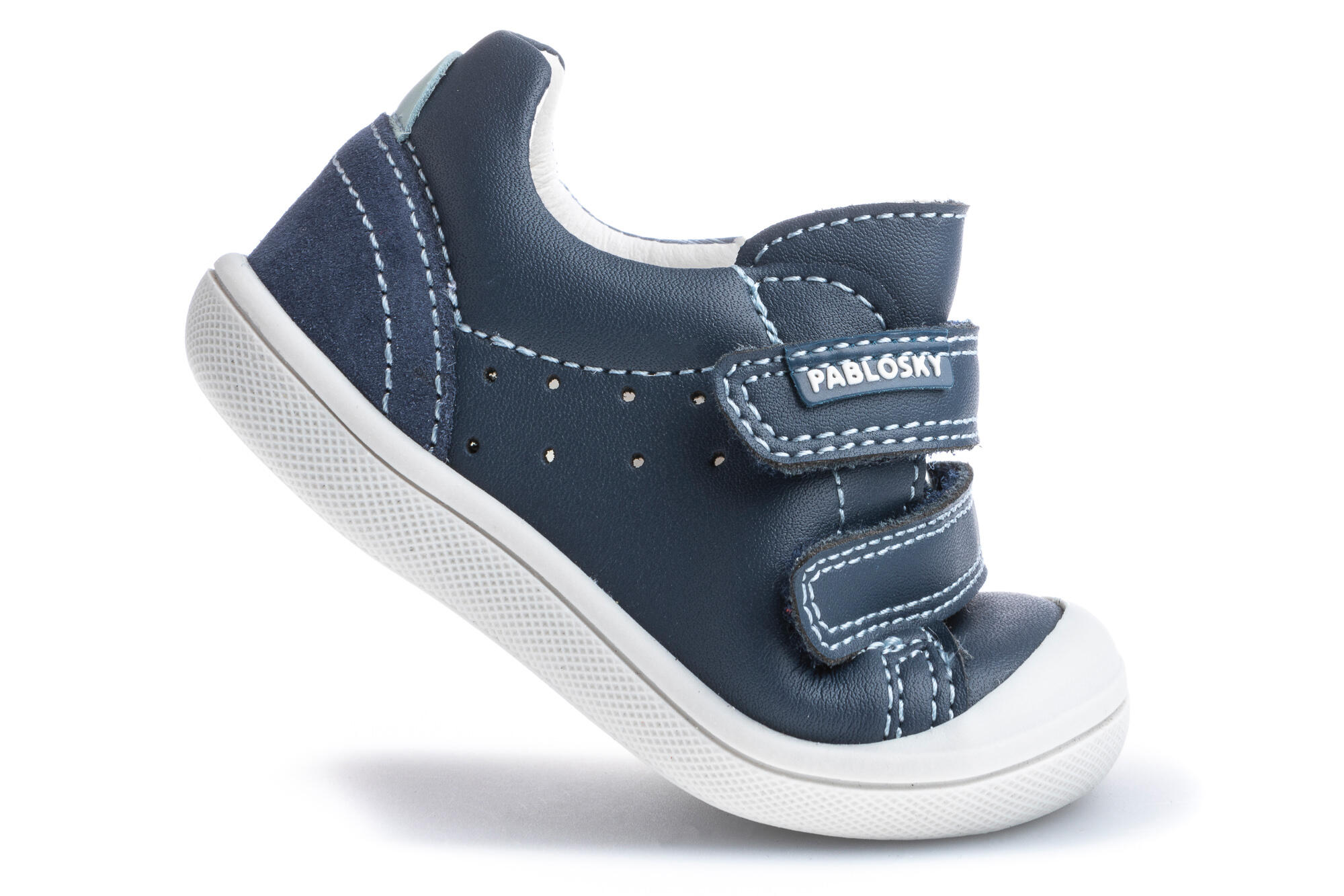 Zapatillas de marcha Pablosky Azules para bebé unisex de piel 2/7