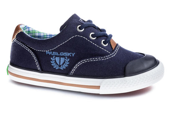 Zapatillas de marcha Pablosky Azules para niño de tejido