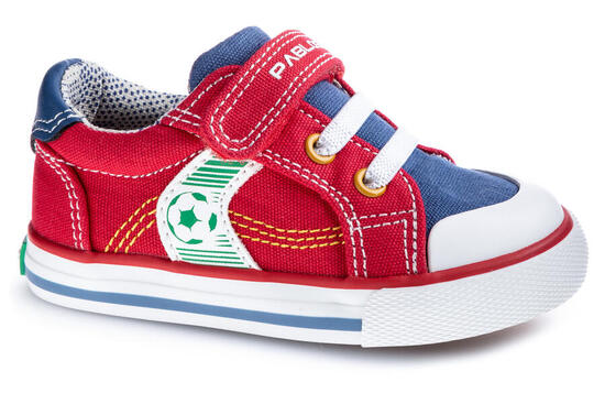 Zapatillas de marcha Pablosky Azules para bebé niño de tejido