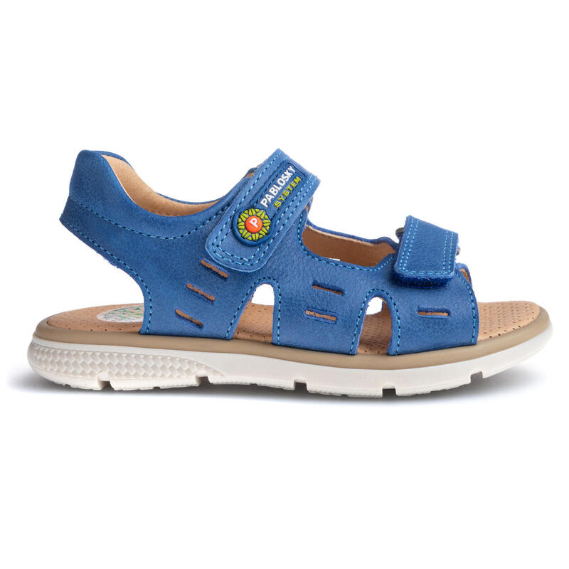 Sandalias Pablosky Azules para niño de piel