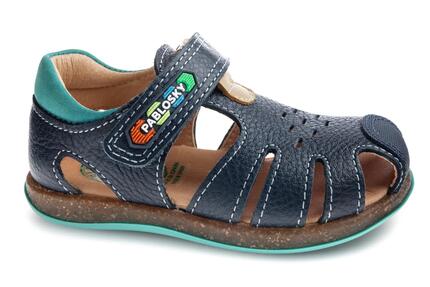 Sandalias Pablosky Azules para bebé niño de piel