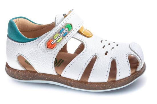 Sandalias Pablosky Azules para bebé niño de piel