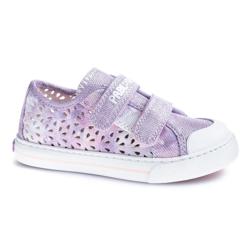 Zapatillas de marcha Pablosky Rosas y lilas para niña de tejido