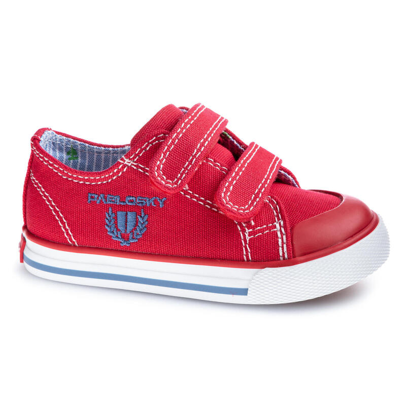 Zapatillas de marcha Pablosky Rojos para bebé unisex de tejido