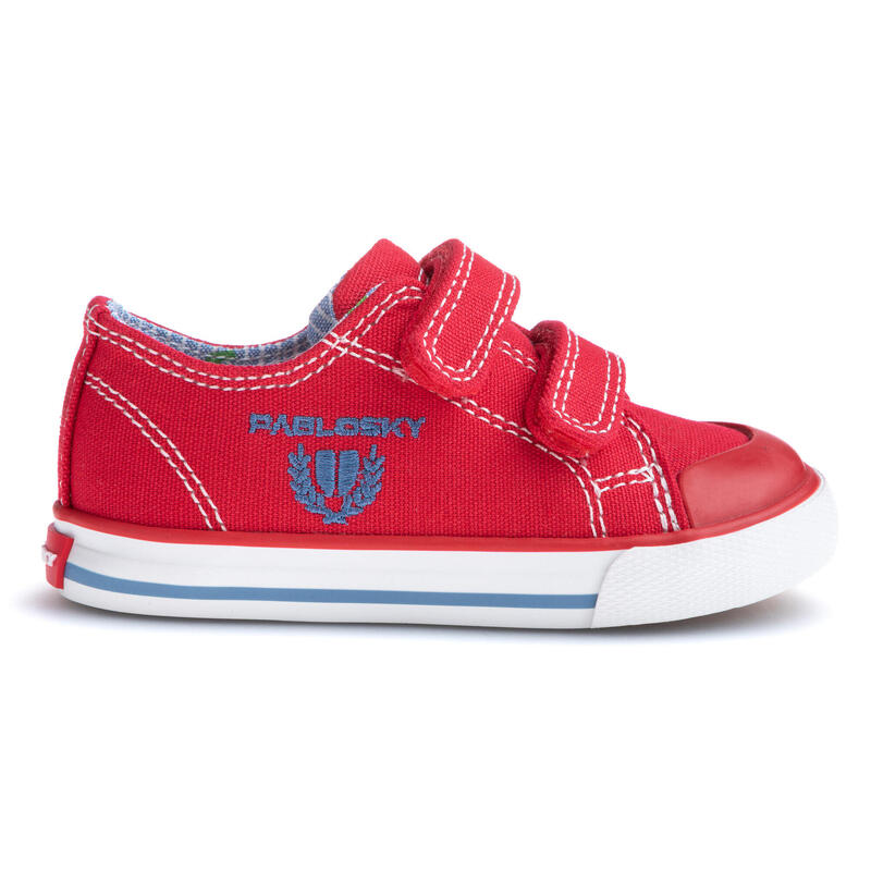 Zapatillas de marcha Pablosky Rojos para bebé unisex de tejido