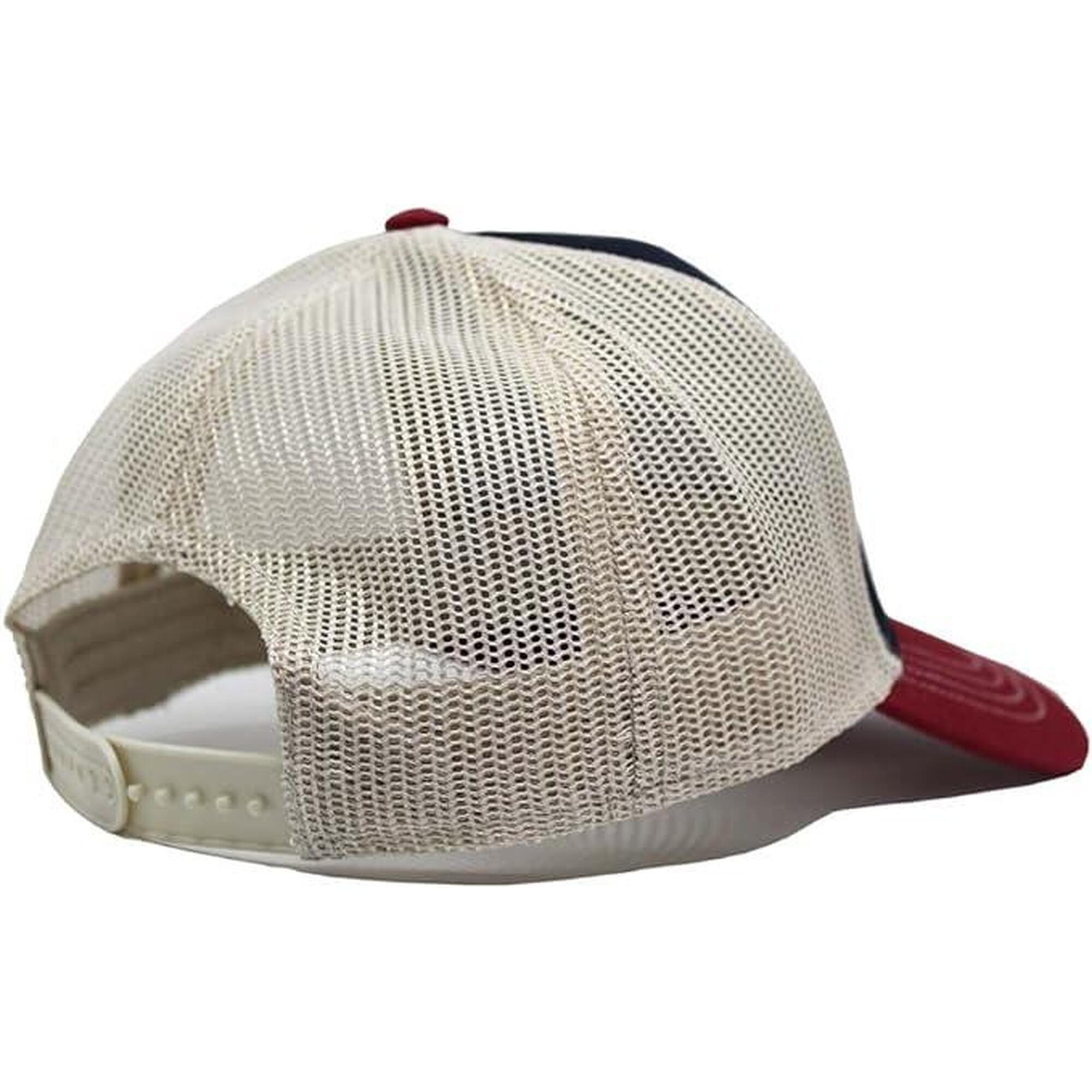 Gorra Trucker - 5 Paneles / Adulto / Talla única (Azul Marino/Beige)