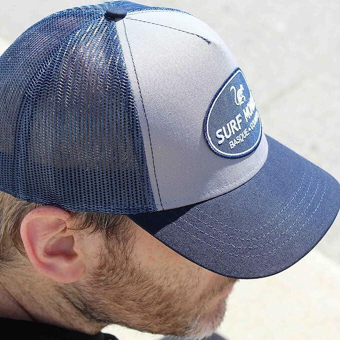 Casquette Trucker - 5 panneaux / Adulte / Taille unique (gris/bleu) 5/7