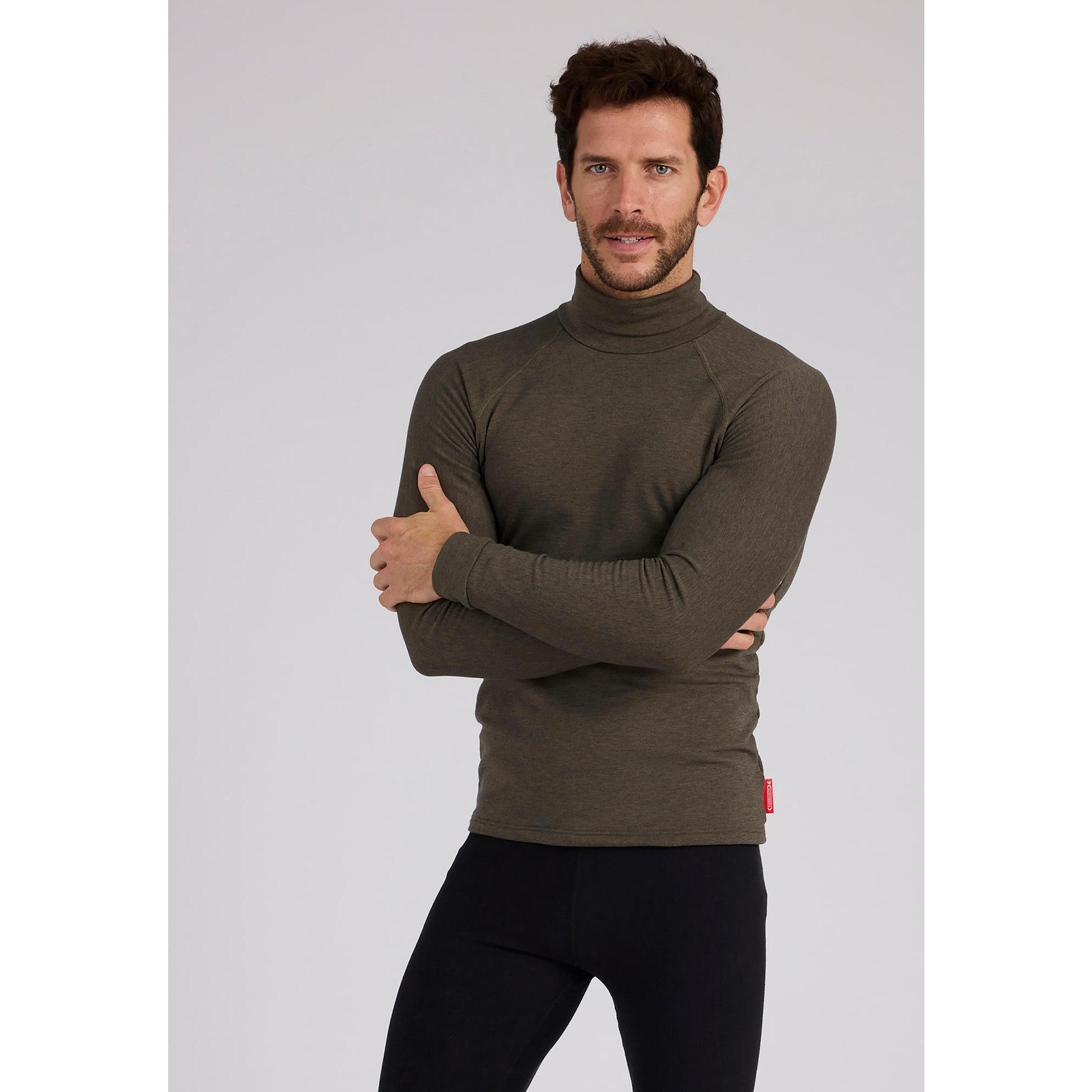 Sous vetement thermique Doux Col roule Homme THERMOLACTYL COMFORT 4 Intense DAMART SPORT Decathlon