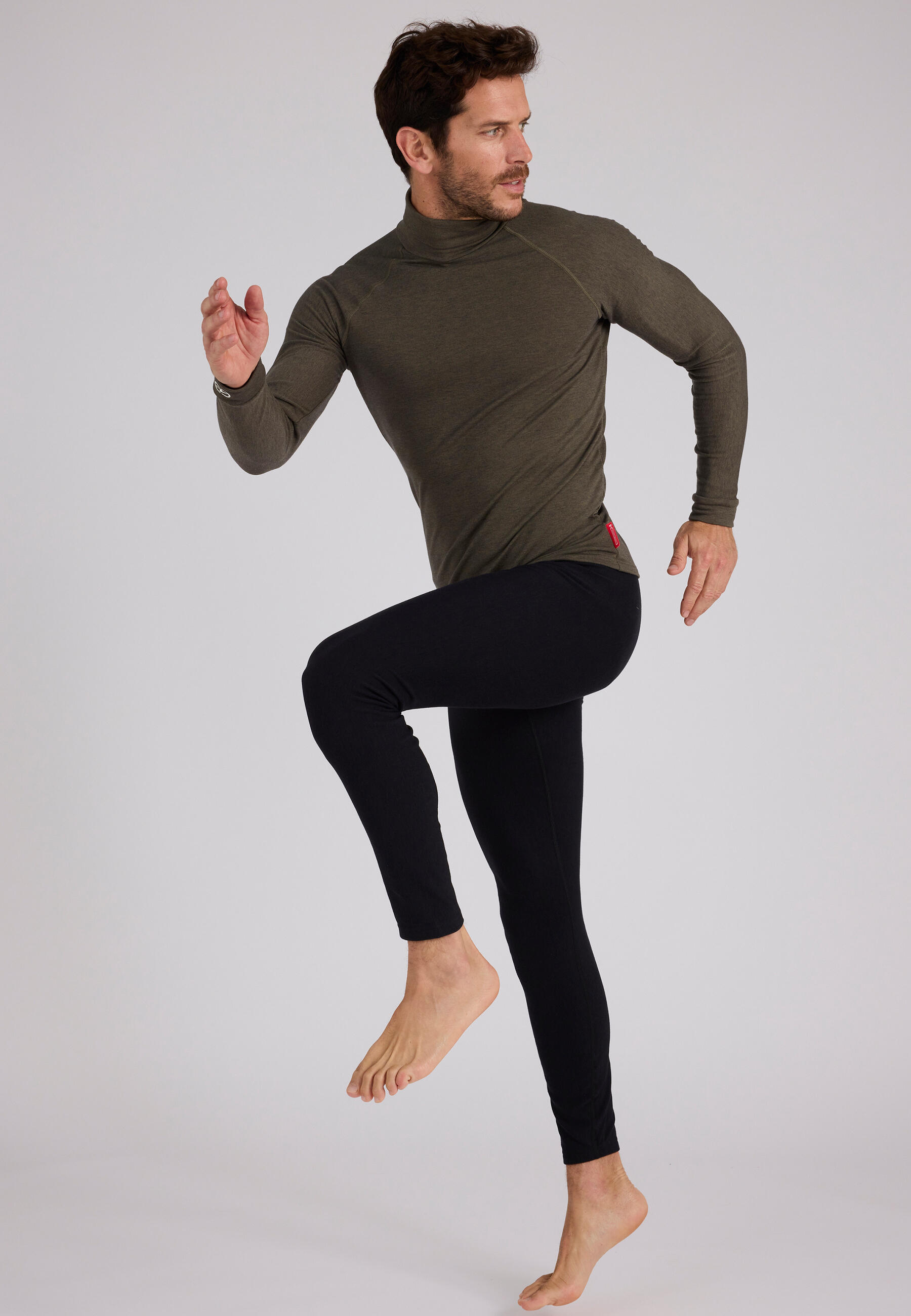 Sous vetement thermique Doux Col roule Homme THERMOLACTYL COMFORT 4 Intense DAMART SPORT Decathlon