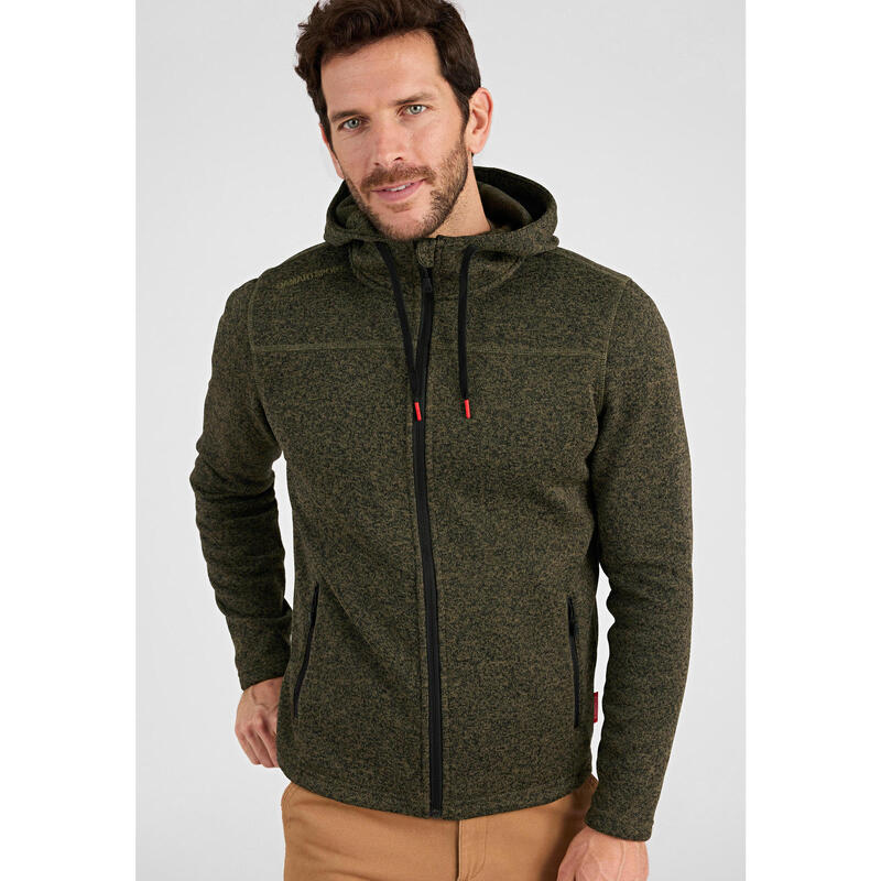 Veste polaire chaude avec capuche Homme-THERMOLACTYL