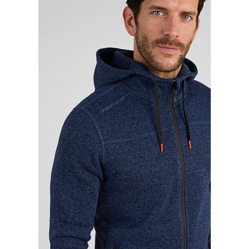 Veste polaire chaude avec capuche Homme-THERMOLACTYL DAMART SPORT