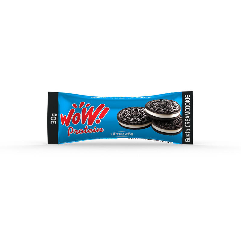 ULTIMATE ITALIA Alimento addizionato - BARRETTA AL 27% DI PROTEINE - GUSTO CREAMCOOKIE