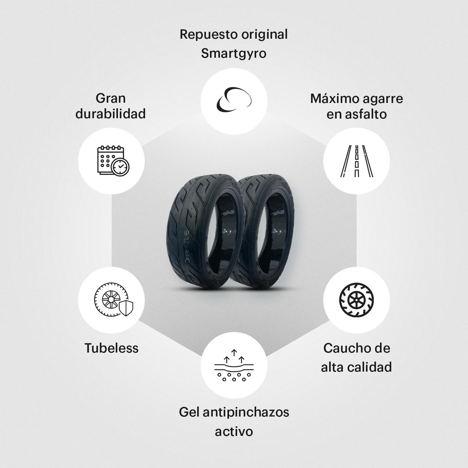 Cubiertas smartGyro de Gel Street 1, Speedway, Rockway y Crossover (2 Und) 2/8