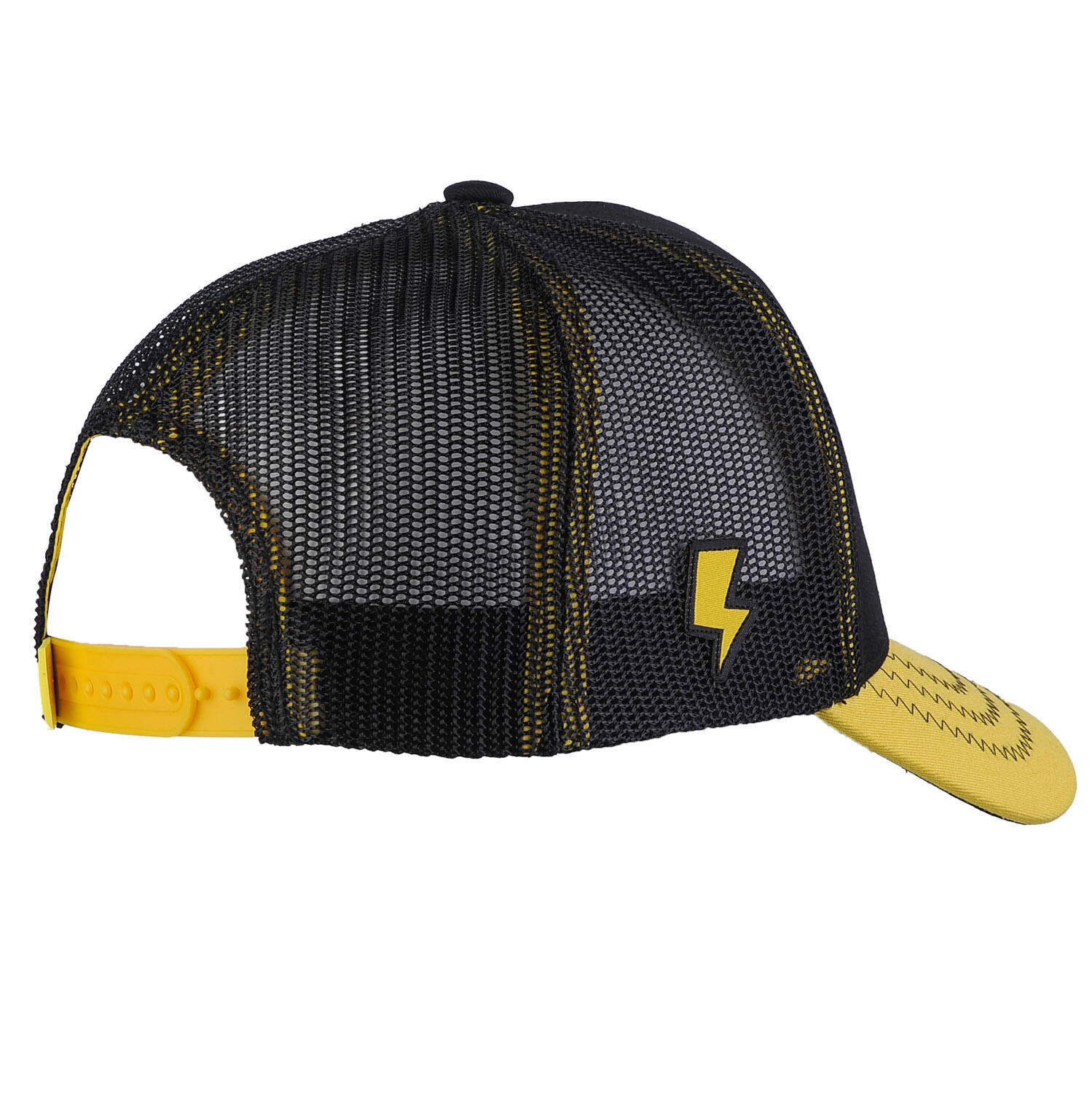 Casquette Capslab trucker Pokemon Pikachu Noir Visière Jaune 2/4