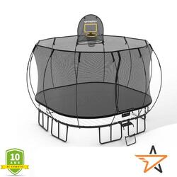 Springfree Trampoline S113 Grand Carré 3,4x3,4M - Pack Premium