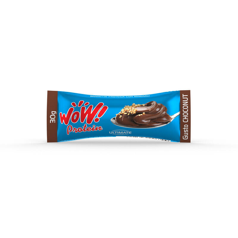 ULTIMATE ITALIA Alimento addizionato - BARRETTA AL 27% DI PROTEINE - GUSTO CHOCONUT