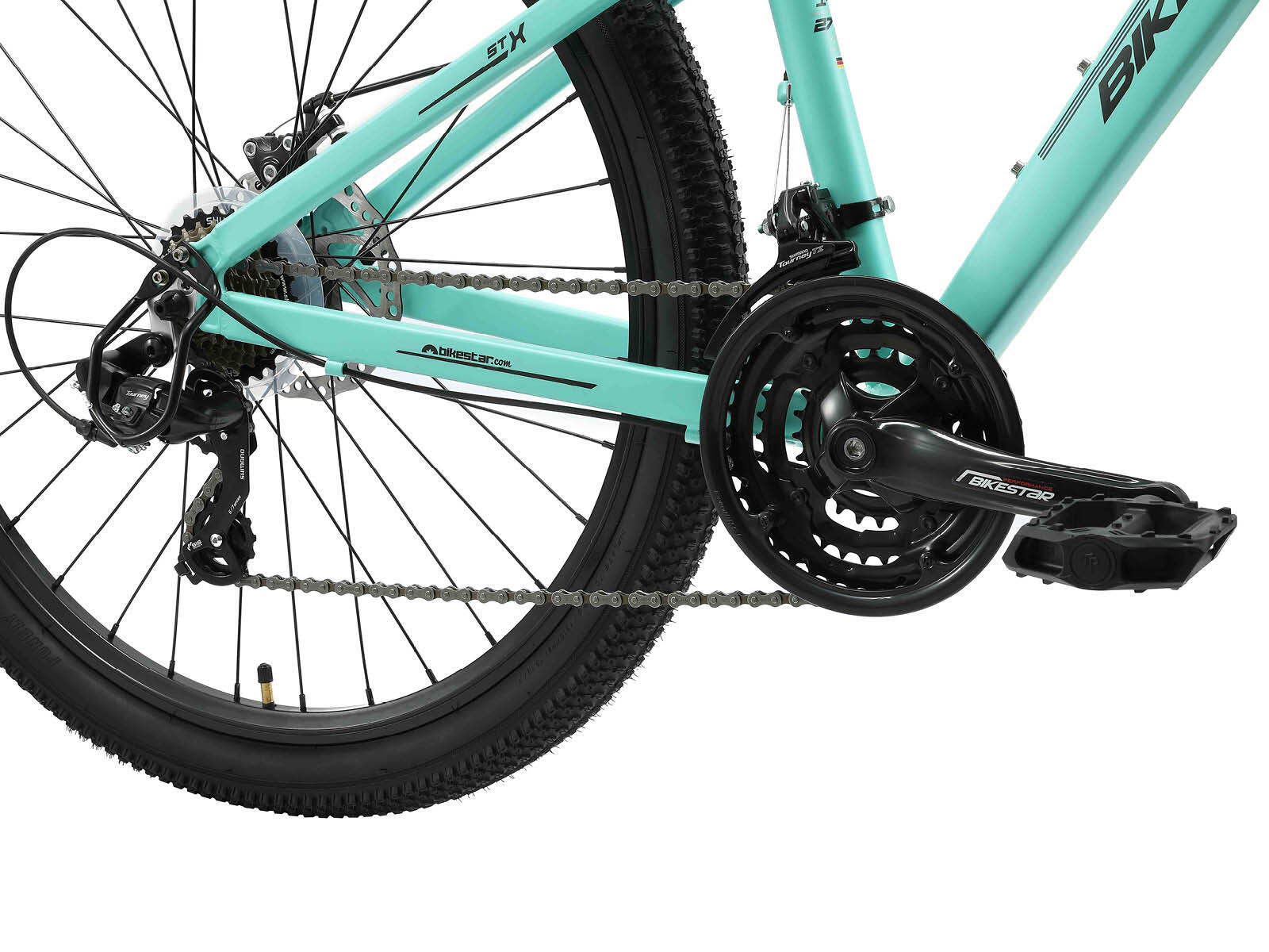 MTB fiets 27.5" aluminium, hardtail, 21 versnellingen, schijfremmen 5/5