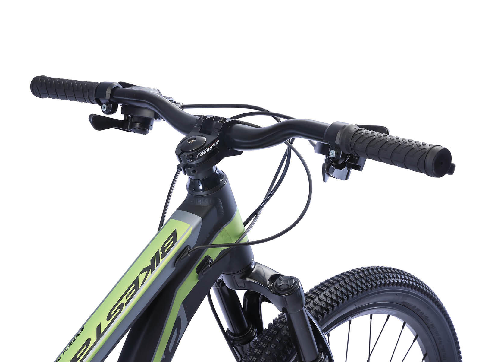Bikestar Hardtail MTB Alu Sport S 27.5 inch 21 speed Zwart/groen 4/6
