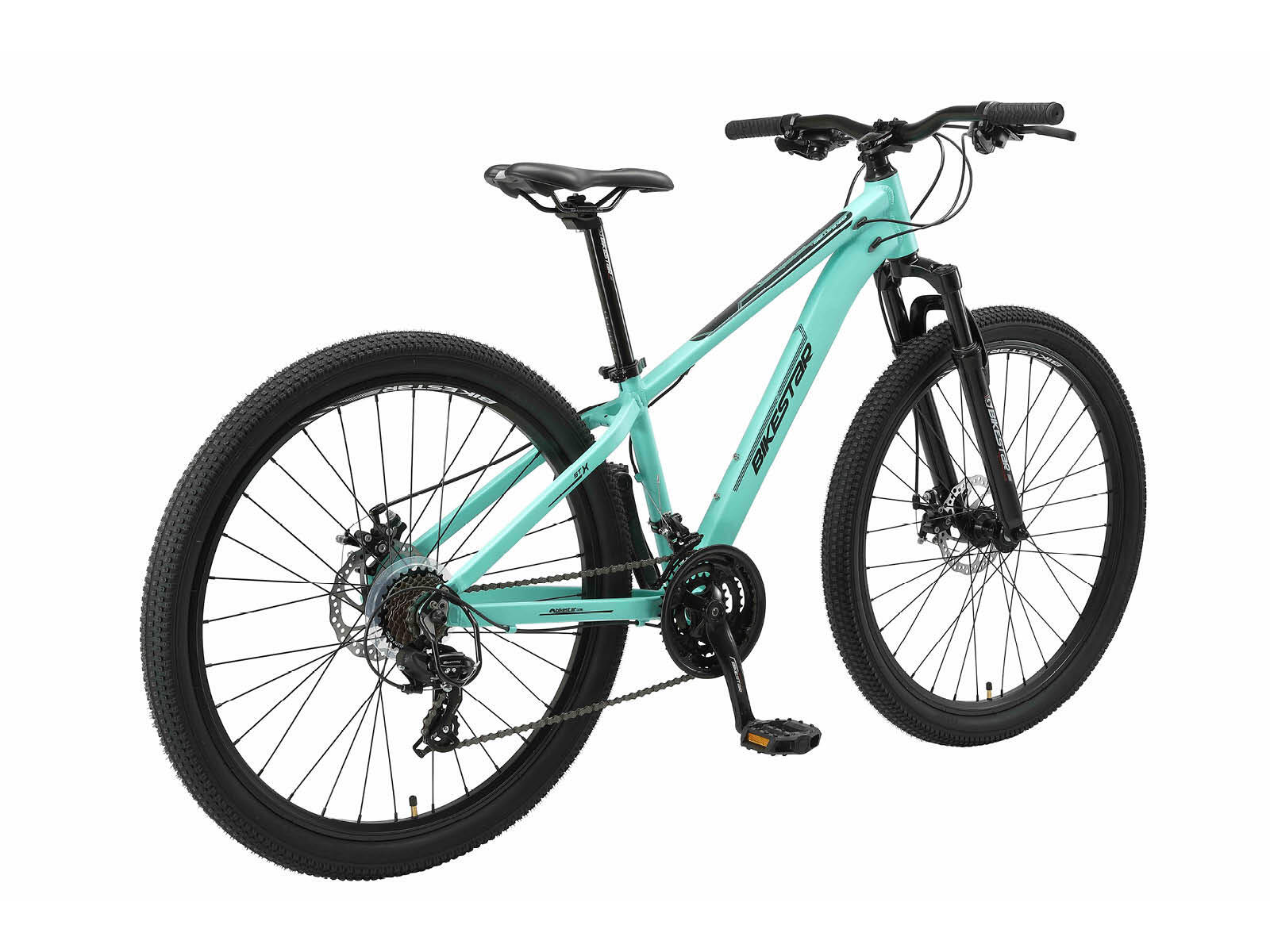 MTB fiets 27.5" aluminium, hardtail, 21 versnellingen, schijfremmen 3/5
