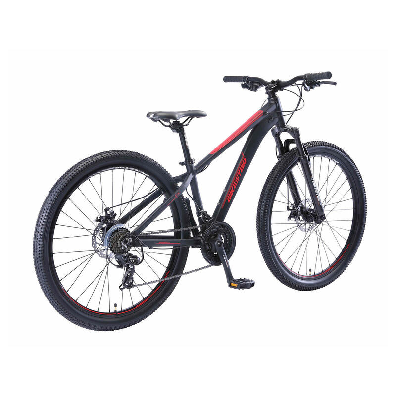 Bicicleta de montaña 27.5" aluminio BIKESTAR hardtail negro