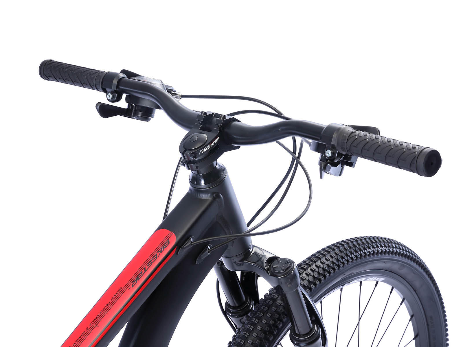 Bikestar Hardtail MTB Alu Sport S 27.5 inch 21 speed Zwart/rood 4/5