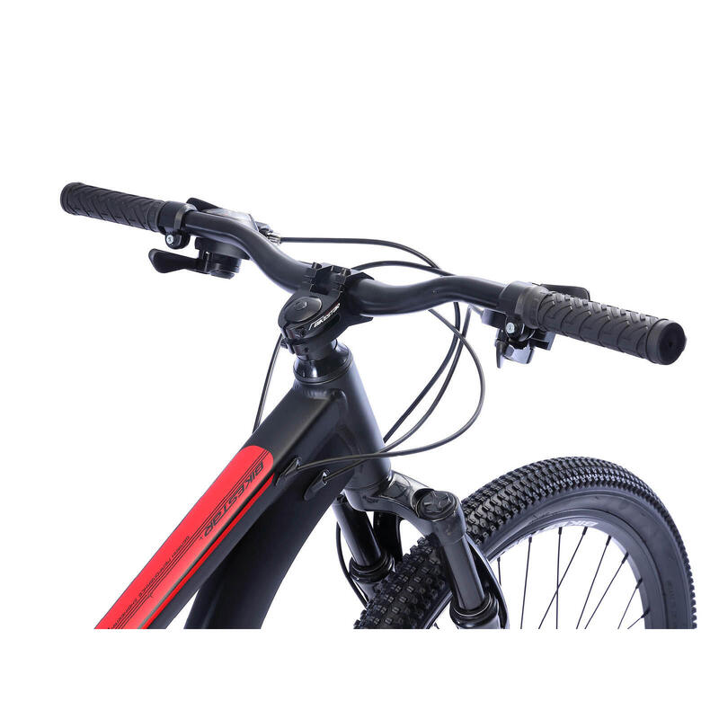 VTT semi-rigide Bikestar, Sport, 27,5 pouces, 21 vitesses, noir/rouge