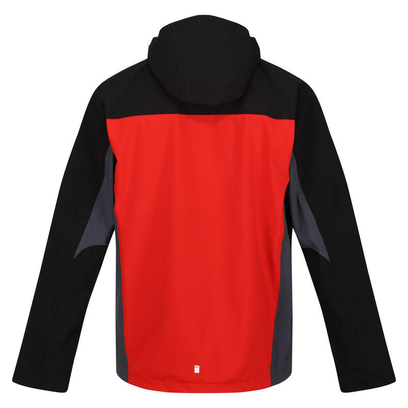 Heren Birchdale Waterdicht Hooded Jacket (Sevilla/Zwart)