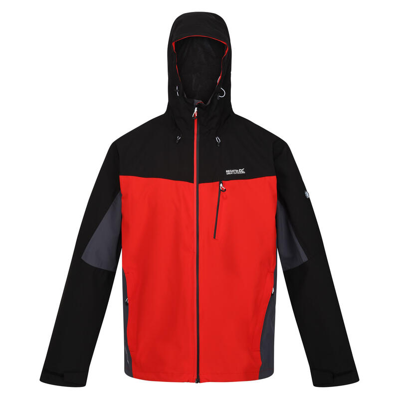 Heren Birchdale Waterdicht Hooded Jacket (Sevilla/Zwart)