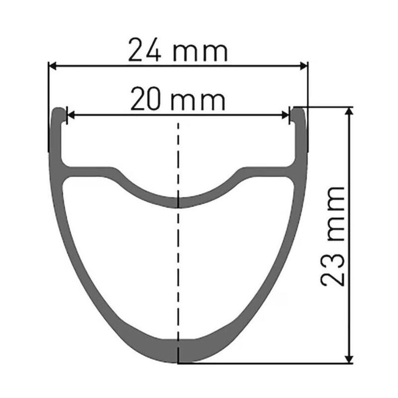Roue E 1800 Spline Disc 23mm