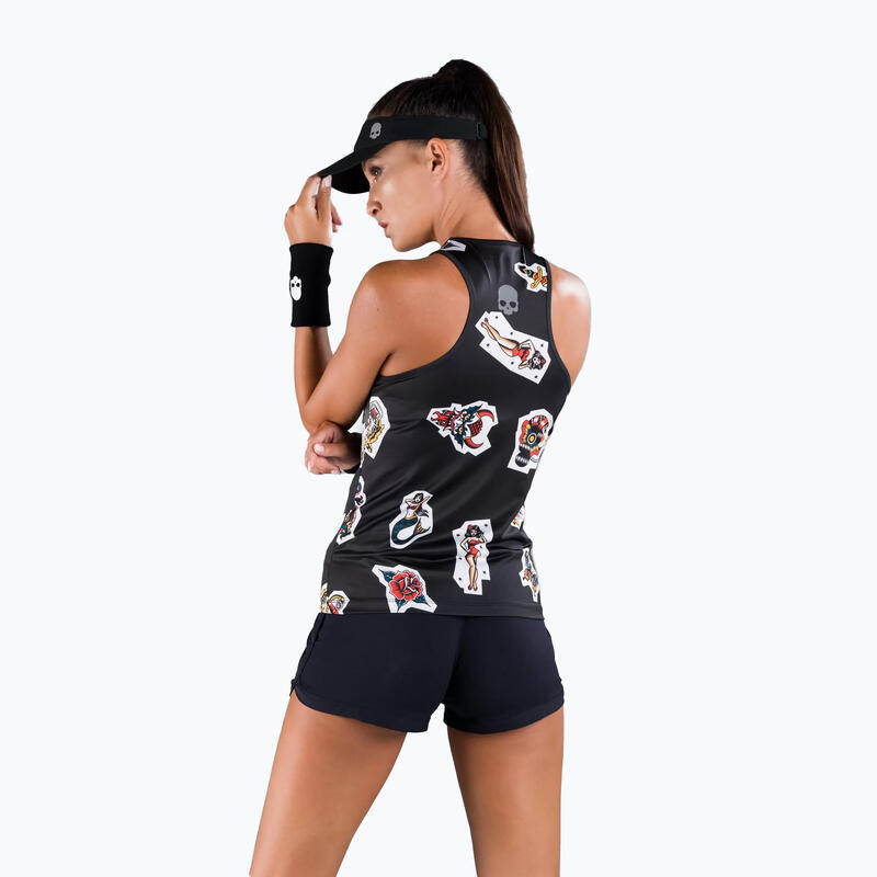 HYDROGEN Tattoo Tech tennis-T-shirt voor dames