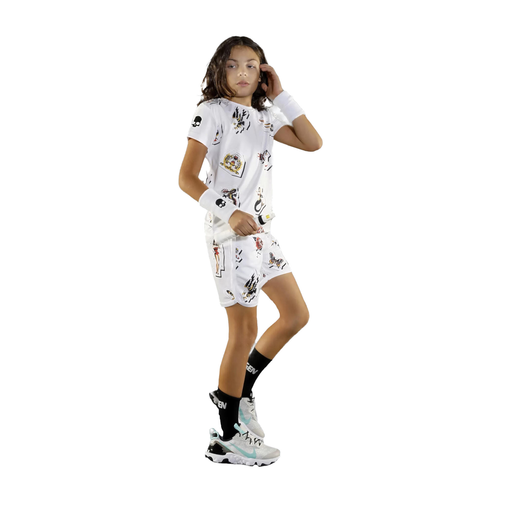 Maillot de tennis enfant HYDROGEN Tattoo Tech 5/5