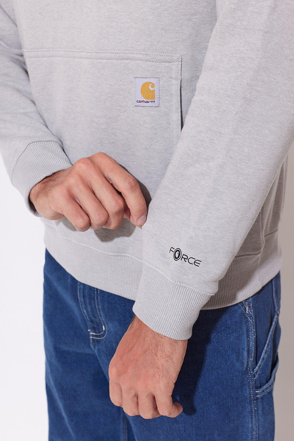 Bluza męska z kapturem Carhartt Force Lightweight 3/4