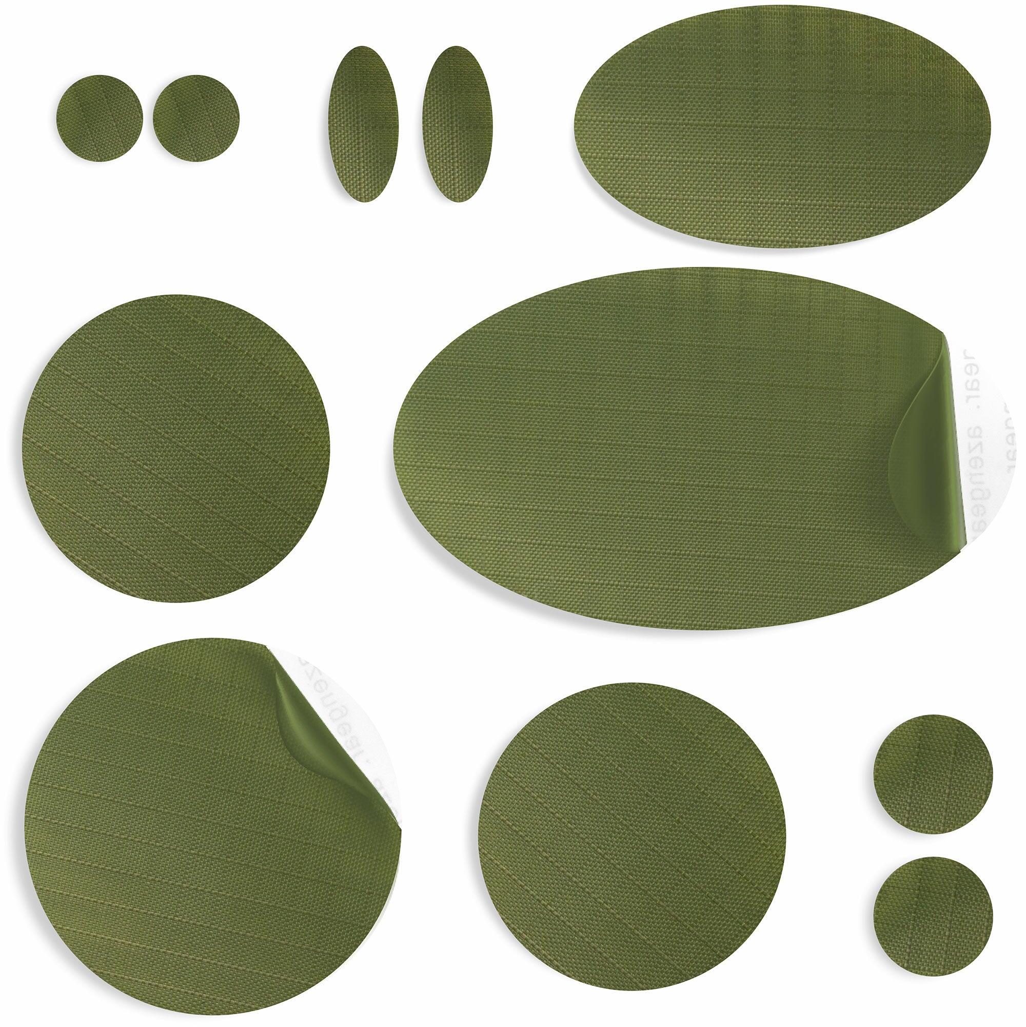 AZENGEAR Repair Patches for Jackets, Tents | Waterproof, Self-Adhesive (11Pcs, Olive)