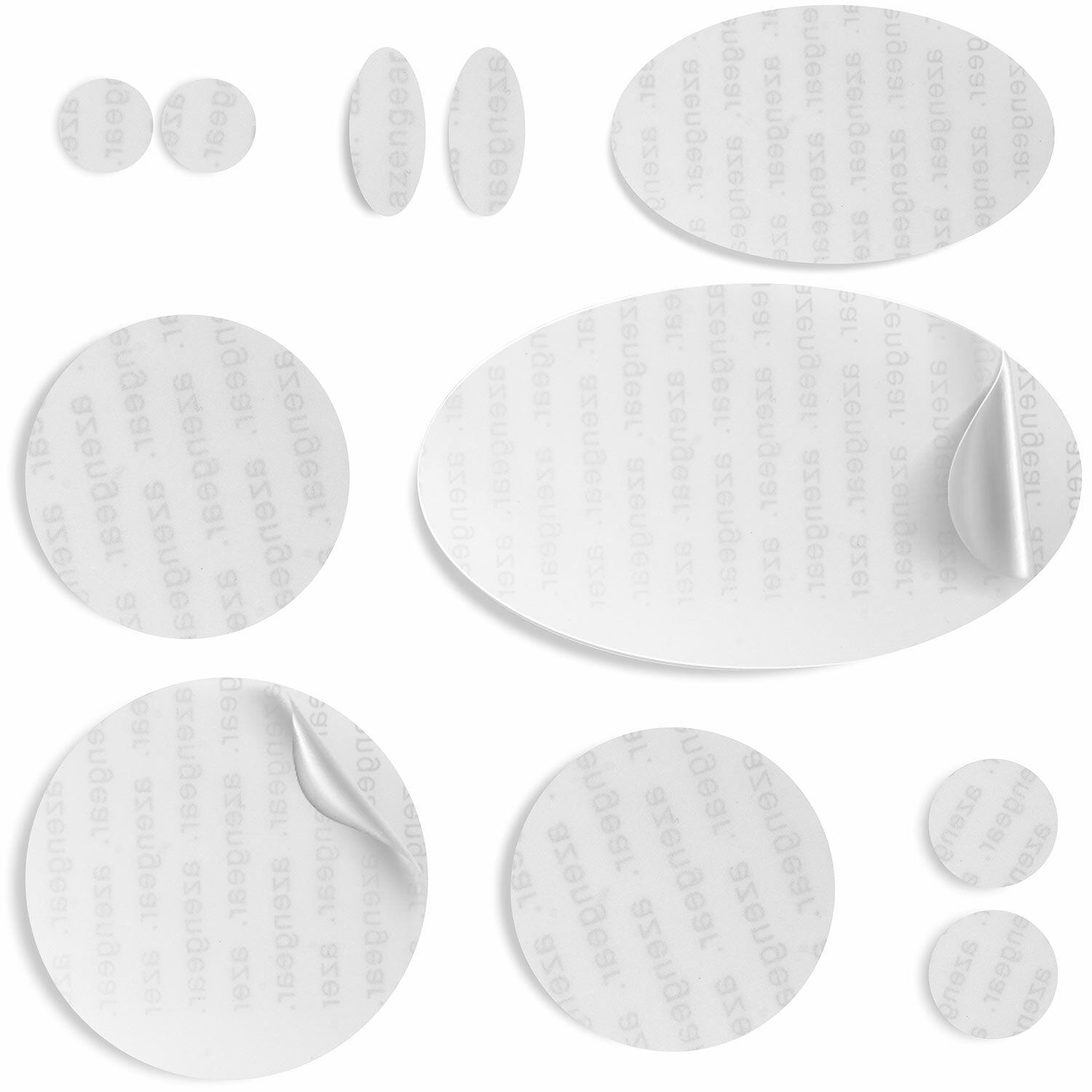 AZENGEAR Parches de reparación para chaquetas de plumas (transparente)