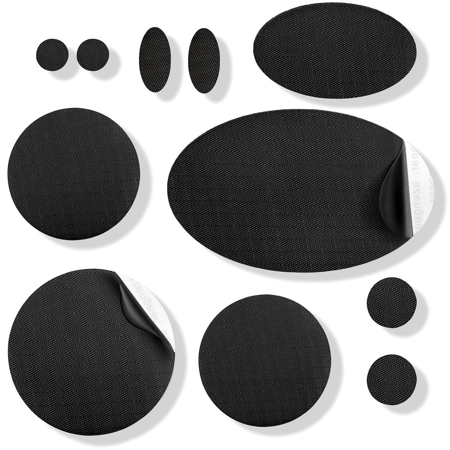 AZENGEAR Puffer Jacket Repair Patches | Waterproof, Self-Adhesive  (11Pcs, Black)